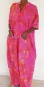 4_tunique tissu voile % coton taille M fushia avec motfs orange.webp