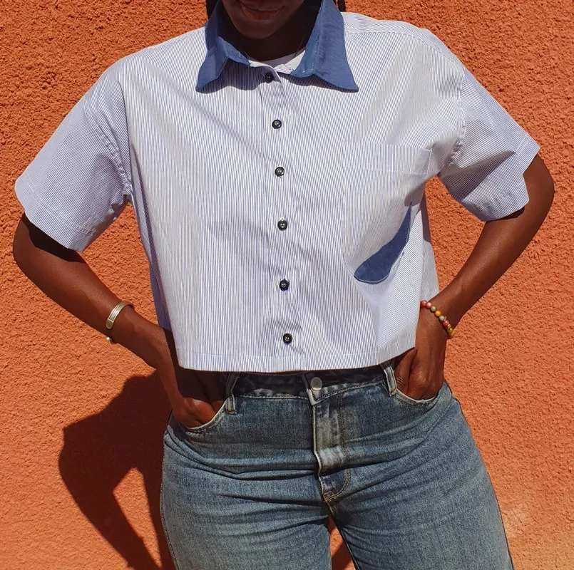 Chemise à rayures