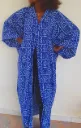 Kimonos africains en soie douce motif wax