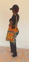 Sac Cabas en Wax Kente Repliable – Tote Bag Africain 2-en-1 "Lina"