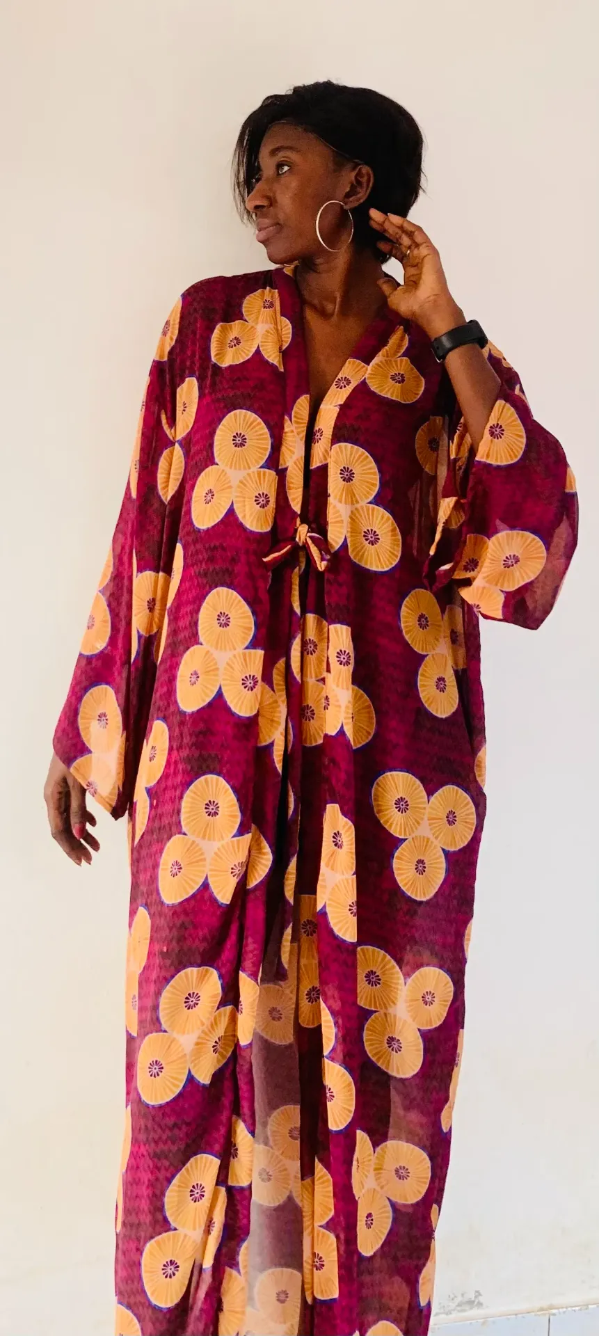 Kimono en Chiffon "Lissa" Chic & Décontracté – Taille Unique